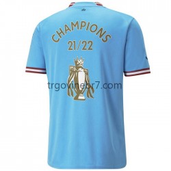 Dres Manchester City Champions Domaći 2022-2023 Kratkih Rukava - Muški