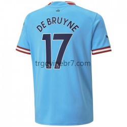 Dres Manchester City De Bruyne 17 Domaći 2022-2023 Kratkih Rukava - Muški Dres Manchester City De Bruyne 17 Domaći 2022-2023 Kratkih Rukava - Muški