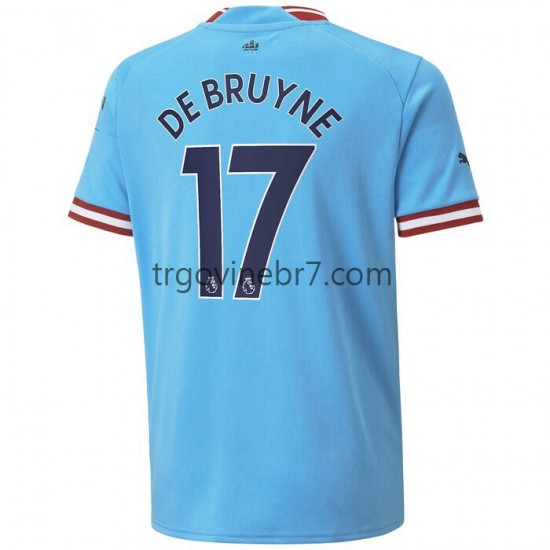 Dres Manchester City De Bruyne 17 Domaći 2022-2023 Kratkih Rukava - Muški