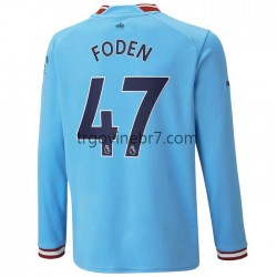 Dres Manchester City Foden 47 Domaći 2022-2023 Dugim Rukavima - Muški