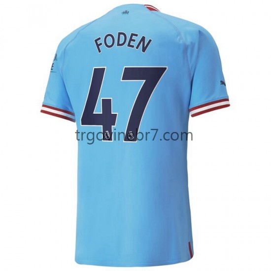 Dres Manchester City Foden 47 Domaći 2022-2023 Kratkih Rukava - Muški