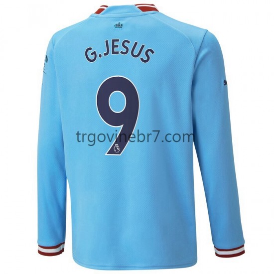 Dres Manchester City G.Jesus 9 Domaći 2022-2023 Dugim Rukavima - Muški