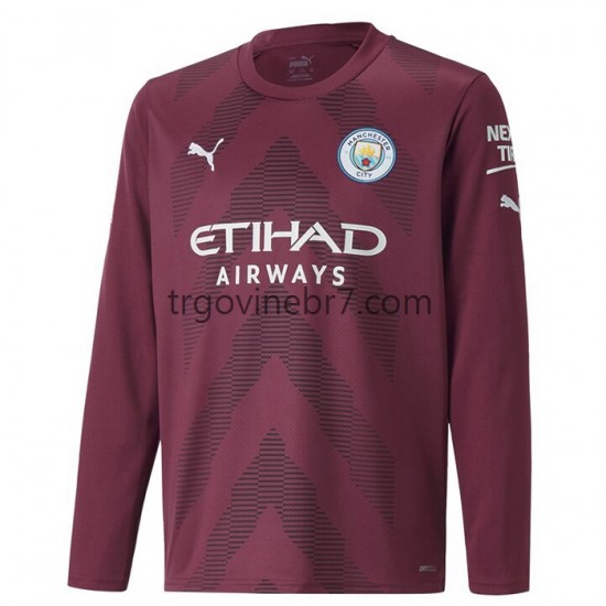 Golmanski Dres - Dres Manchester City Domaći 2022-2023 Dugim Rukavima - Muški