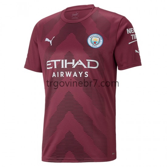 Golmanski Dres - Dres Manchester City Domaći 2022-2023 Kratkih Rukava - Muški