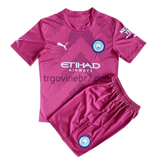 Golmanski Dres - Dres Manchester City Domaći 2022-2023 Kratkih Rukava - Dječji