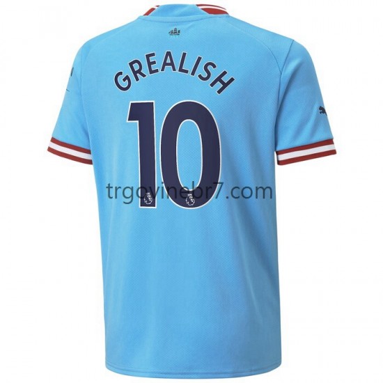 Dres Manchester City Grealish 10 Domaći 2022-2023 Kratkih Rukava - Muški
