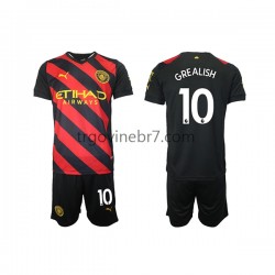 Dres Manchester City Grealish 10 Gostujući 2022-2023 Kratkih Rukava - Dječji Dres Manchester City Grealish 10 Gostujući 2022-2023 Kratkih Rukava - Dječji