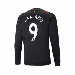 Dres Manchester City Haaland 9 Gostujući 2022-2023 Dugim Rukavima - Muški Dres Manchester City Haaland 9 Gostujući 2022-2023 Dugim Rukavima - Muški