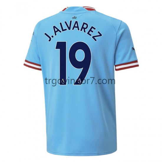 Dres Manchester City J. ALVAREZ 19 Domaći 2022-2023 Kratkih Rukava - Muški