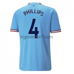 Dres Manchester City PHILLIPS 4 Domaći 2022-2023 Kratkih Rukava - Muški