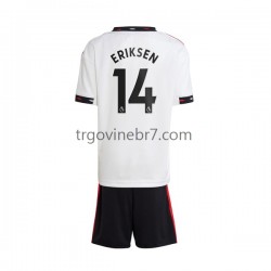 Dres Manchester United Christian Eriksen 14 Gostujući 2022-2023 Kratkih Rukava - Dječji