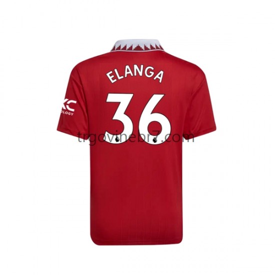 Dres Manchester United Elanga 36 Domaći 2022-2023 Kratkih Rukava - Muški