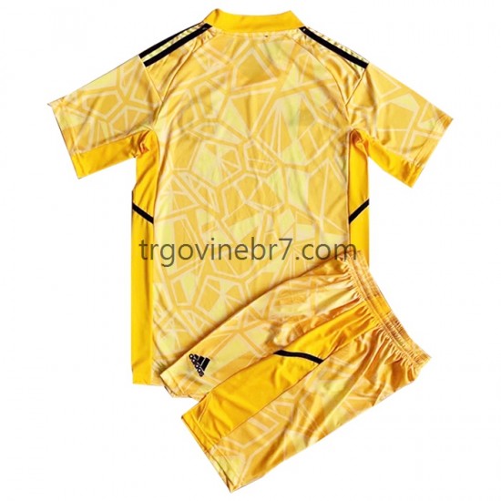 Golmanski Dres - Dres Manchester United Domaći 2022-2023 Kratkih Rukava - Dječji