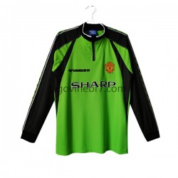 Golmanski Dres - Dres Manchester United Retro Domaći 1998-1999 Dugim Rukavima - Muški