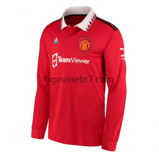 Dres Manchester United Domaći 2022-2023 Dugim Rukavima - Muški