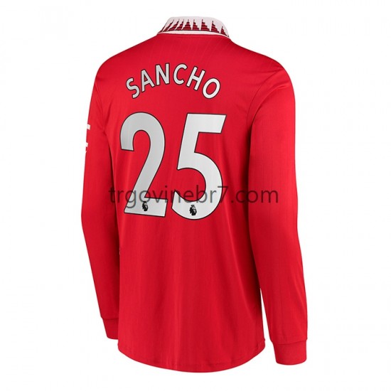 Dres Manchester United Jadon Sancho 25 Domaći 2022-2023 Dugim Rukavima - Muški