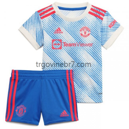 Dres Manchester United Gostujući 2021-2022 Kratkih Rukava - Dječji