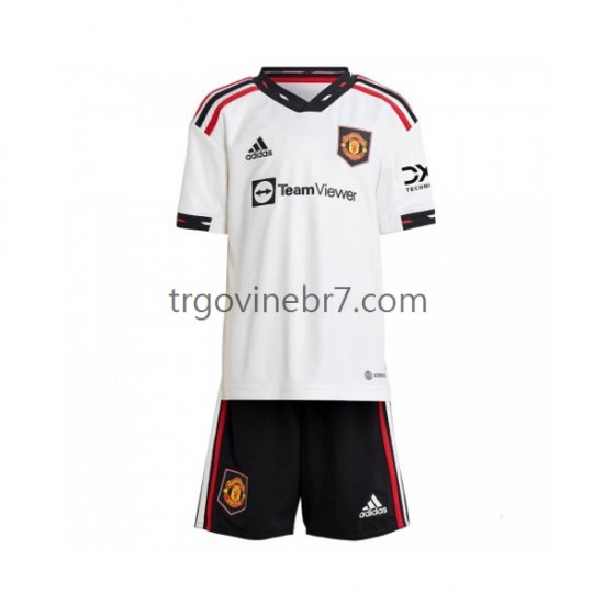 Dres Manchester United Gostujući 2022-2023 Kratkih Rukava - Dječji