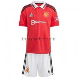 Dres Manchester United Domaći 2022-2023 Kratkih Rukava - Dječji