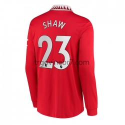 Dres Manchester United Luke Shaw 23 Domaći 2022-2023 Dugim Rukavima - Muški
