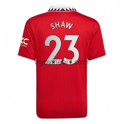 Dres Manchester United Luke Shaw 23 Domaći 2022-2023 Kratkih Rukava - Muški