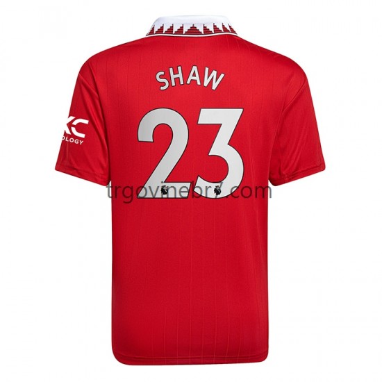 Dres Manchester United Luke Shaw 23 Domaći 2022-2023 Kratkih Rukava - Muški