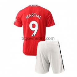 Dres Manchester United Martial 9 Domaći 2022-2023 Kratkih Rukava - Dječji