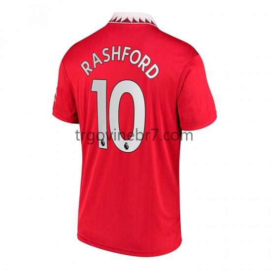 Dres Manchester United Rashford 10 Domaći 2022-2023 Kratkih Rukava - Muški