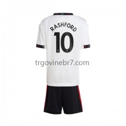 Dres Manchester United Rashford 10 Gostujući 2022-2023 Kratkih Rukava - Dječji
