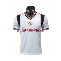 Dres Manchester United 1985 Retro Gostujući Kratkih Rukava - Muški