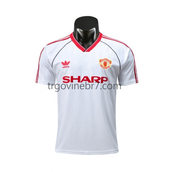 Dres Manchester United 1988 Retro Gostujući Kratkih Rukava - Muški