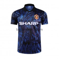 Dres Manchester United 1993 Retro Gostujući Kratkih Rukava - Muški Dres Manchester United 1993 Retro Gostujući Kratkih Rukava - Muški