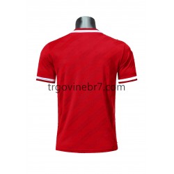 Dres Manchester United 1986 Retro Domaći Kratkih Rukava - Muški