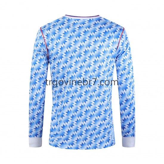 Dres Manchester United 1992 Retro Domaći Dugim Rukavima - Muški