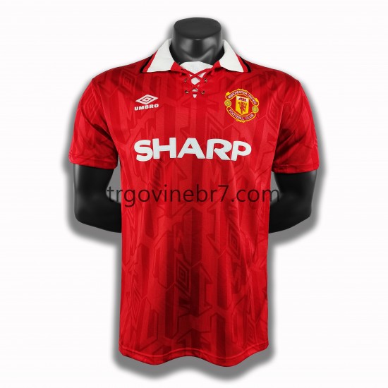 Dres Manchester United Retro Domaći 1994 Kratkih Rukava - Muški
