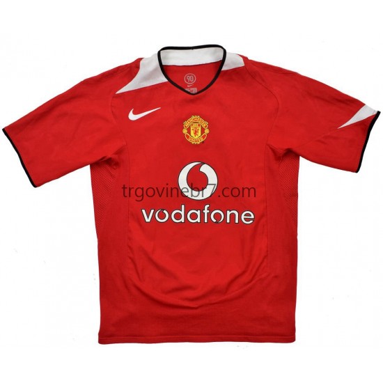 Dres Manchester United Retro Domaći 2004-2006 Kratkih Rukava - Muški