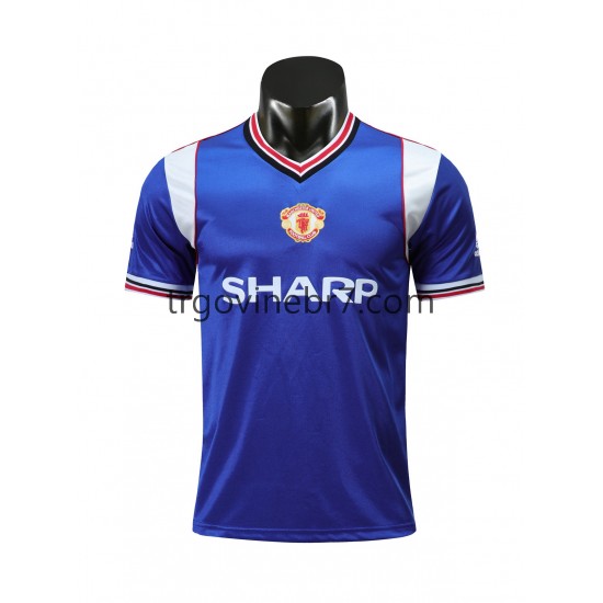 Dres Manchester United 1985 Retro Treći Kratkih Rukava - Muški