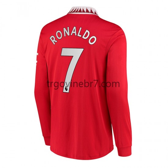 Dres Manchester United Ronaldo 7 Domaći 2022-2023 Dugim Rukavima - Muški