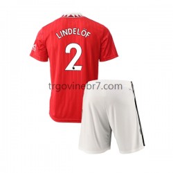 Dres Manchester United Victor Lindelof 2 Domaći 2022-2023 Kratkih Rukava - Dječji Dres Manchester United Victor Lindelof 2 Domaći 2022-2023 Kratkih Rukava - Dječji
