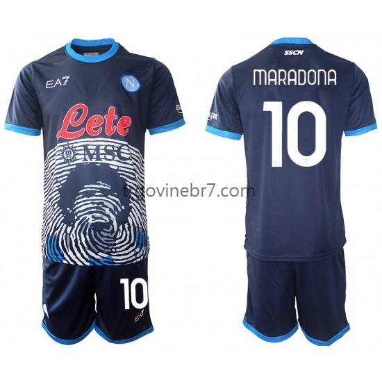 Dres Napoli Diego Maradona 10 Special 2 Domaći 2021-2022 Kratkih Rukava - Dječji