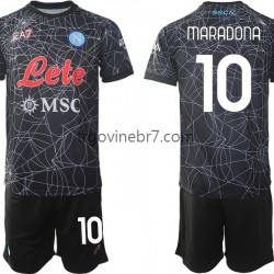 Dres Napoli Diego Maradona 10 Special Domaći 2021-2022 Kratkih Rukava - Dječji