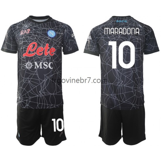 Dres Napoli Diego Maradona 10 Special Domaći 2021-2022 Kratkih Rukava - Dječji