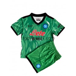 Golmanski Dres - Dres Napoli Domaći 2021-2022 Kratkih Rukava - Dječji