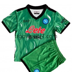 Golmanski Dres - Dres Napoli Domaći 2021-2022 Kratkih Rukava - Dječji