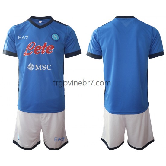 Dres Napoli Domaći 2021-2022 Kratkih Rukava - Dječji