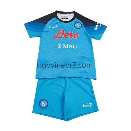 Dres Napoli Domaći 2022-2023 Kratkih Rukava - Dječji