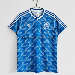 Dres Nizozemska 1988 Retro Gostujući Kratkih Rukava - Muški