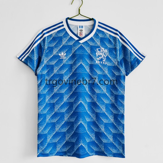 Dres Nizozemska 1988 Retro Gostujući Kratkih Rukava - Muški