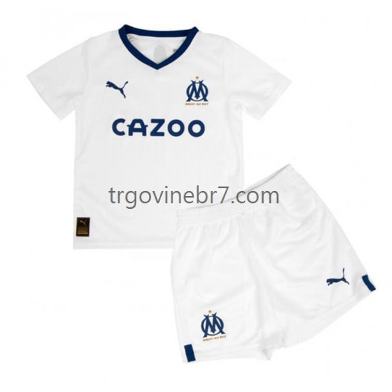 Dres Olympique de Marseille Domaći 2022-2023 Kratkih Rukava - Dječji