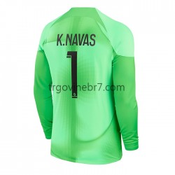 Golmanski Dres - Dres Paris Saint-Germain K.Navas 1 Domaći 2022-2023 Dugim Rukavima - Muški